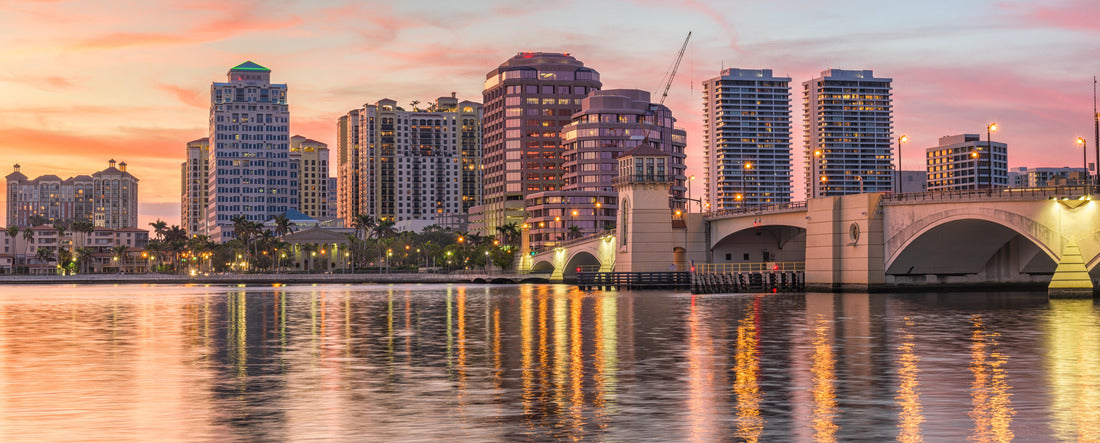 Noah Jigsaw Puzzle West Palm Beach, Florida, USA Downtown skyline panorama 2000 pieces