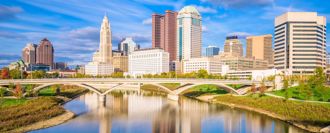 Columbus, Ohio, USA Skyline at the Scioto River 2000pc Panoramic Puzzle
