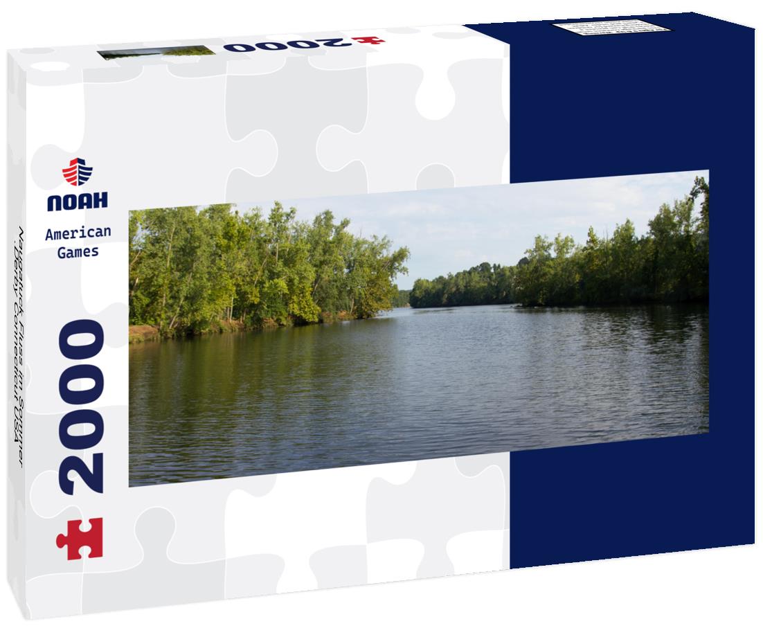 Noah Jigsaw Puzzle Naugatuck Fluss im Sommer .Derby Connecticut USA panorama 2000 pieces