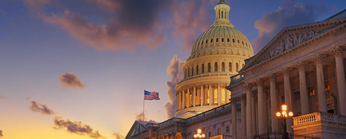 US Capitol building at sunset, Washington DC, USA 2000pc Panoramic Puzzle