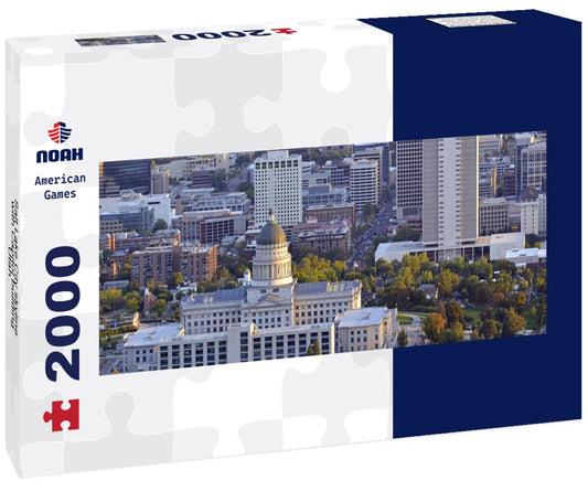 Noah Jigsaw Puzzle Salt Lake City skyline with Capitol building, Utah panorama 2000 pieces