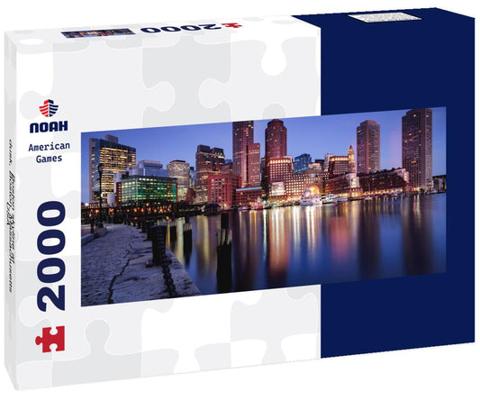 Noah Jigsaw Puzzle Boston skyline at dusk, Boston, Massachusetts, USA panorama 2000 pieces