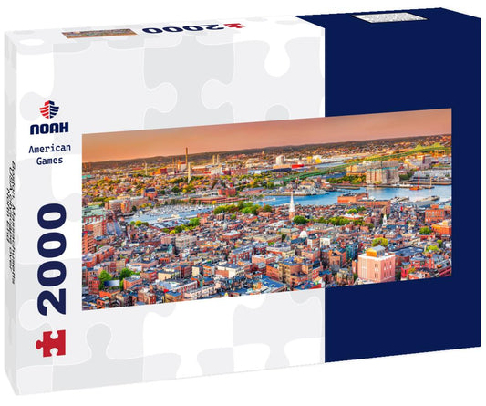 Noah Jigsaw Puzzle Boston, Massachusetts, USA cityscape over North End panorama 2000 pieces