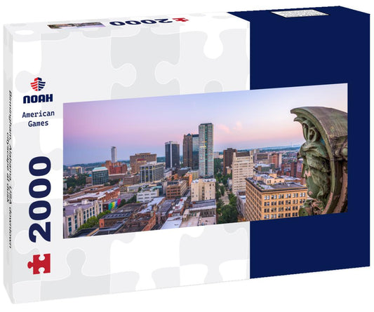 Noah Jigsaw Puzzle Birmingham, Alabama, USA downtown cityscape at dusk panorama 2000 pieces