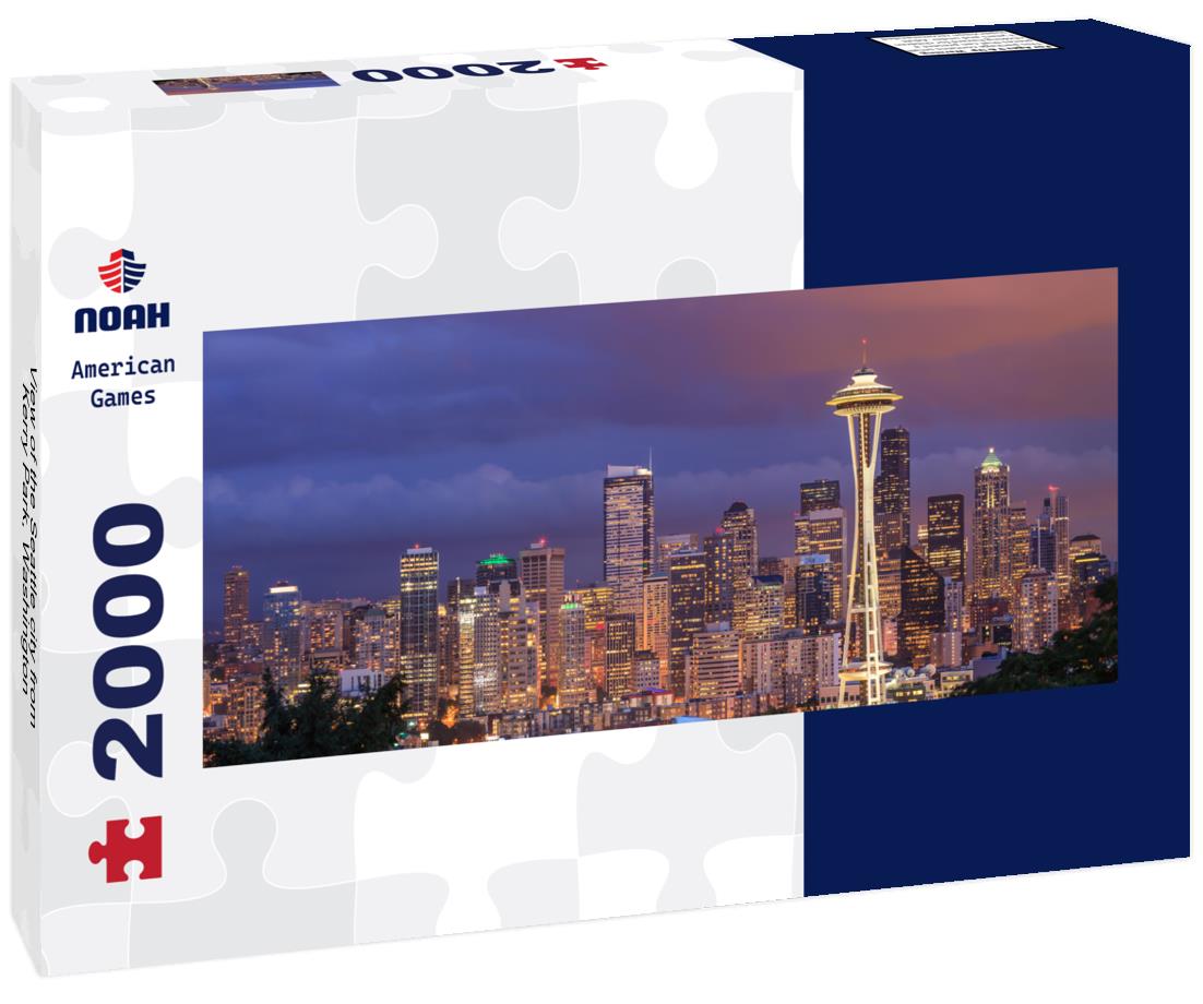 the Seattle city from Kerry Park, Washington 2000pc Panoramic Puzzle