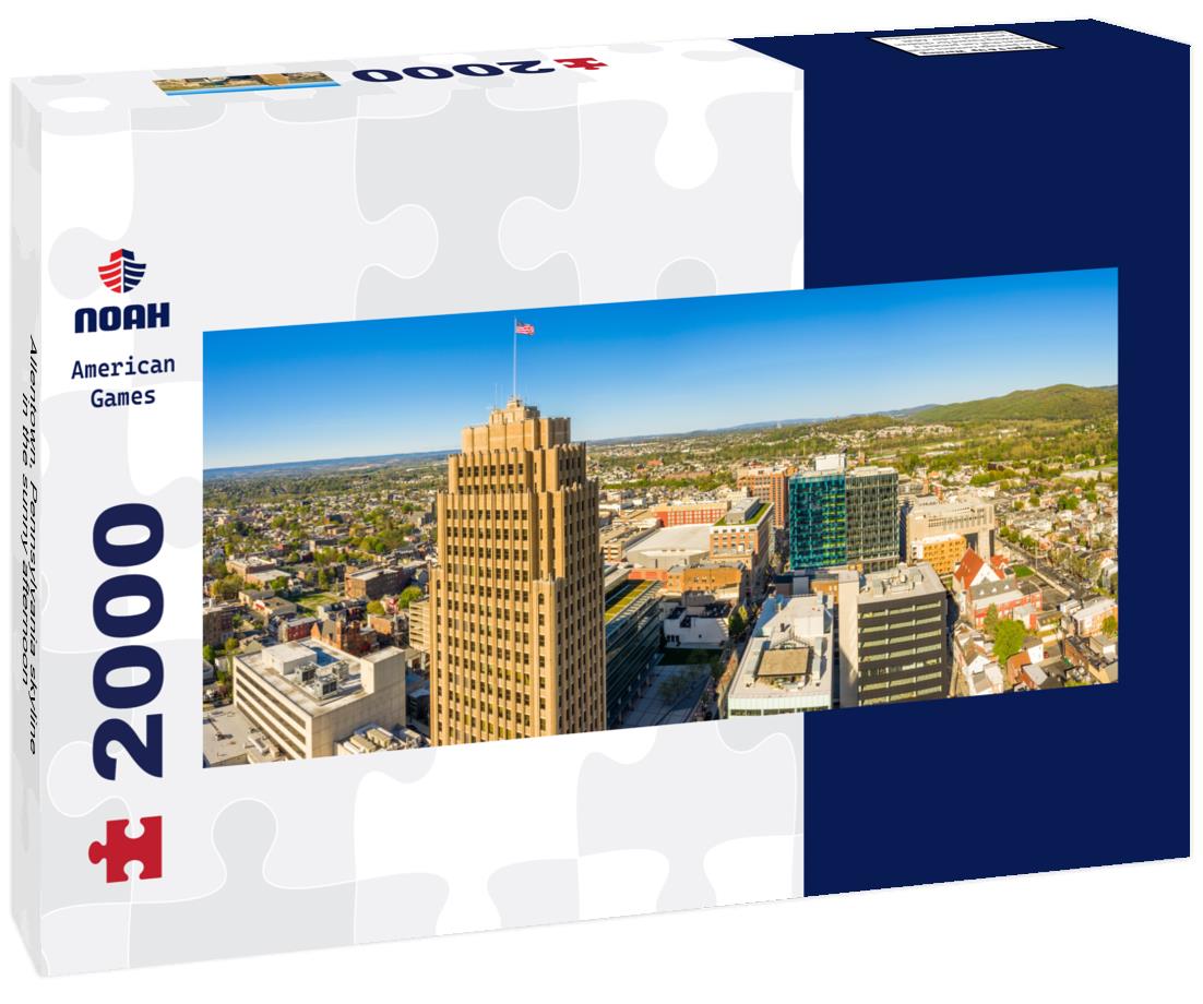 Allentown, Pennsylvania skyline in the sunny afternoon 2000pc Panoramic Puzzle