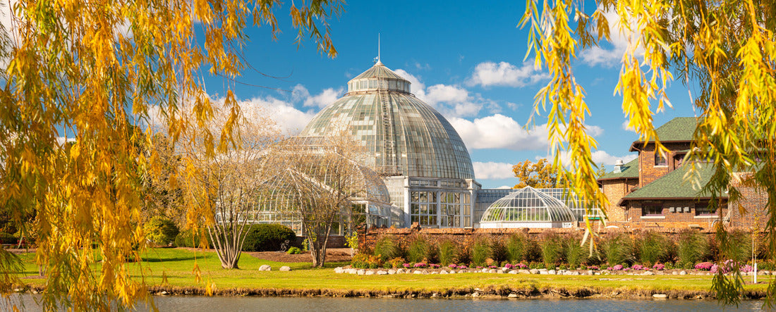 Belle Isle, Detroit, Michigan, USA with autumn foliage 2000pc Panoramic Puzzle