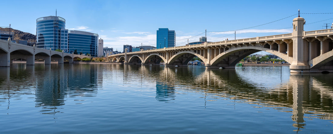 Tempe Town Lake Bridges in Tempe Arizona, America, USA 2000pc Panoramic Puzzle