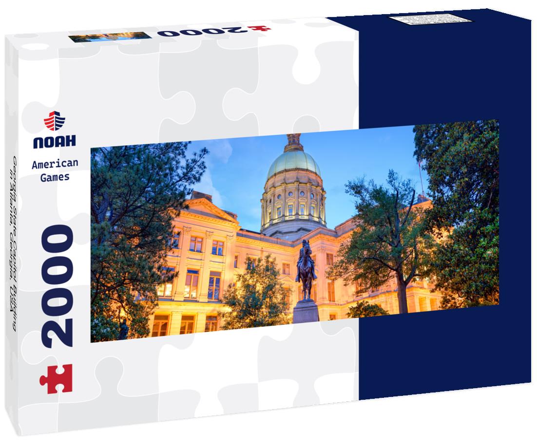 Georgia State Capitol Building in Atlanta, Georgia, USA 2000pc Panoramic Puzzle