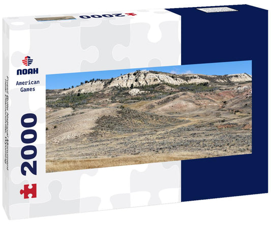 Noah Jigsaw Puzzle Fossil Butte National Monument near Diamondville, Wyoming panorama 2000 pieces