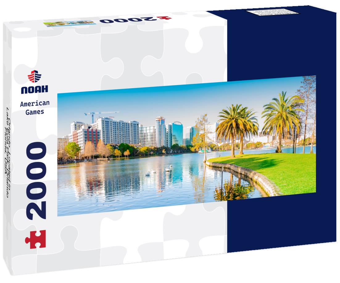 Noah Jigsaw Puzzle Orlando. Located in Lake Eola Park, Orlando, Florida, USA panorama 2000 pieces