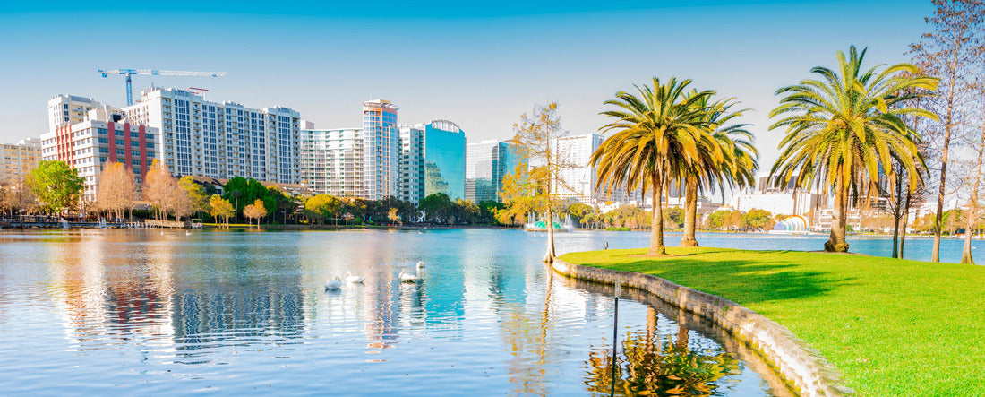 Orlando. Located in Lake Eola Park, Orlando, Florida, USA 2000pc Panoramic Puzzle
