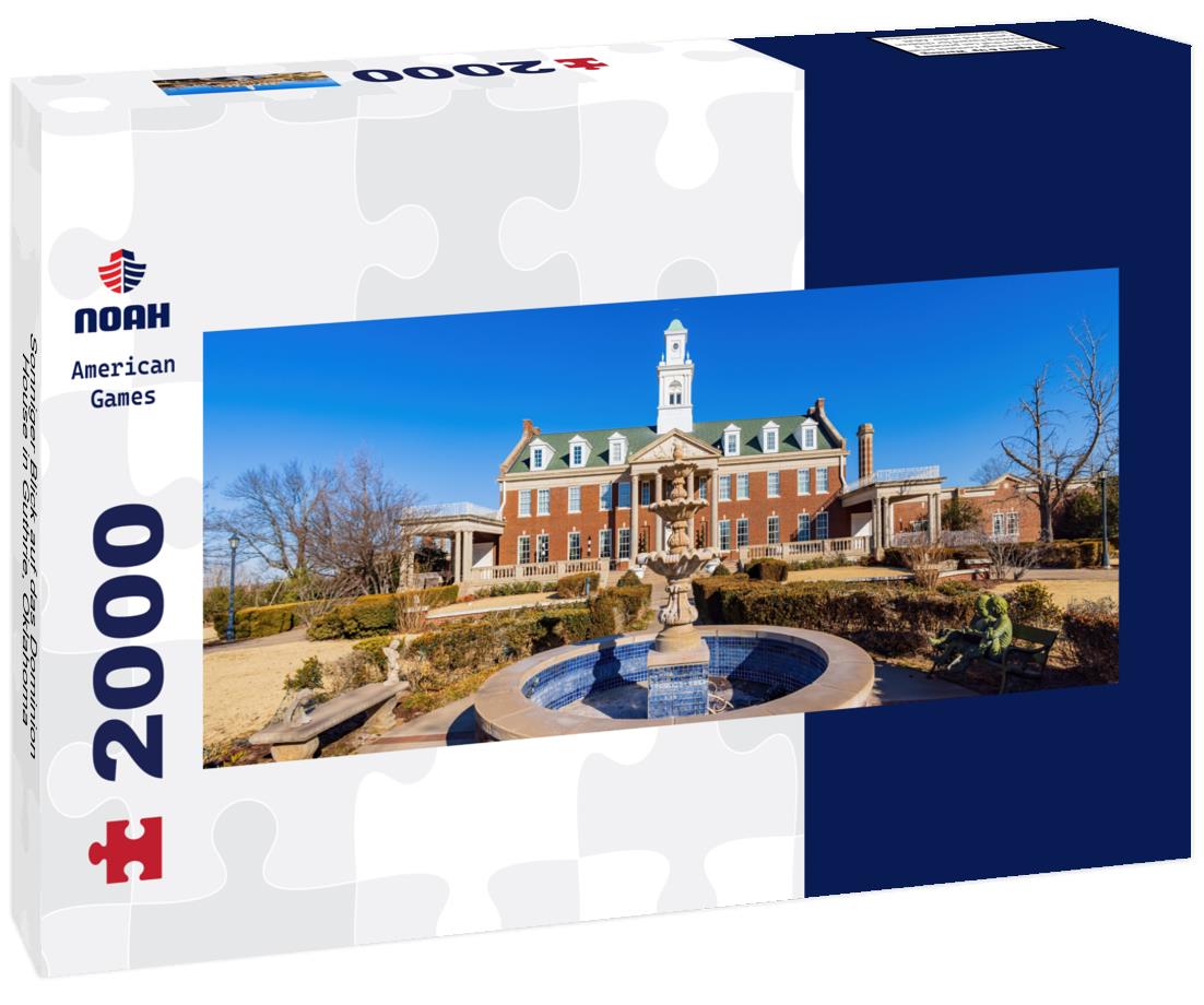 Noah Jigsaw Puzzle Sonniger Blick auf das Dominion House in Guthrie, Oklahoma panorama 2000 pieces