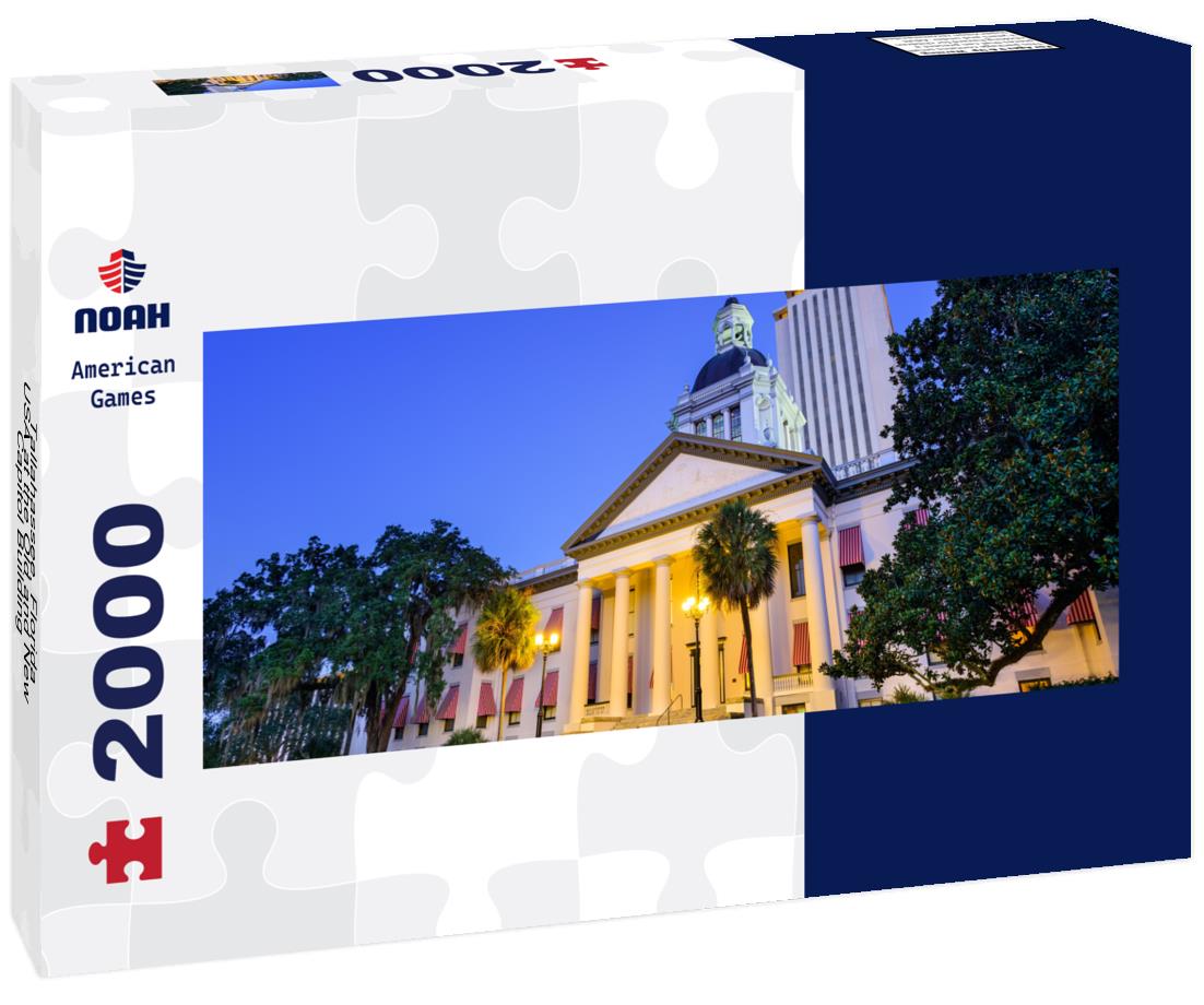 Tallahassee, Florida, USA at the Old and New Capitol Building 2000pc Panoramic Puzzle