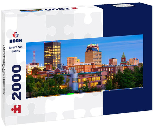Noah Jigsaw Puzzle Manchester, New Hampshire, USA skyline at the Merrimack River panorama 2000 pieces