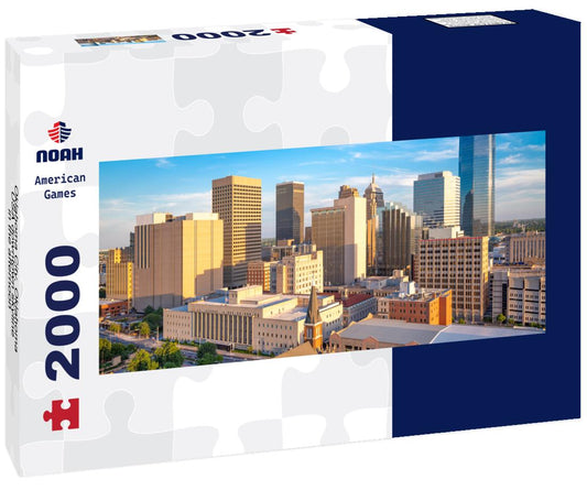 Noah Jigsaw Puzzle Oklahoma City, Oklahoma, USA downtown skyline in the afternoon panorama 2000 pieces