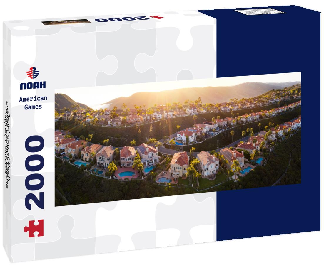 Aerial view of South Orange County's Laguna Niguel, California 2000pc Panoramic Puzzle