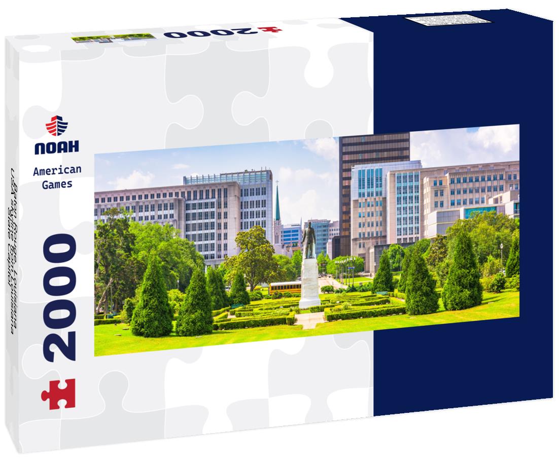 Baton Rouge, Louisiana, USA skyline from Louisiana State Capitol 2000pc Panoramic Puzzle