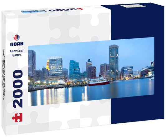 Noah Jigsaw Puzzle Downtown city skyline and Inner Harbor, Baltimore, Maryland, USA panorama 2000 pieces