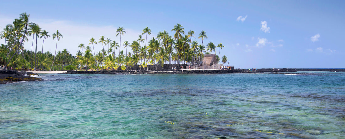 Pu'uhonua O Honaunau National Historical Park. Big Island Hawaii 2000pc Panoramic Puzzle