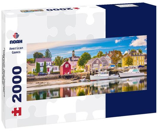 Noah Jigsaw Puzzle Portsmouth, New Hampshire, USA town skyline on the Piscataqua River panorama 2000 pieces