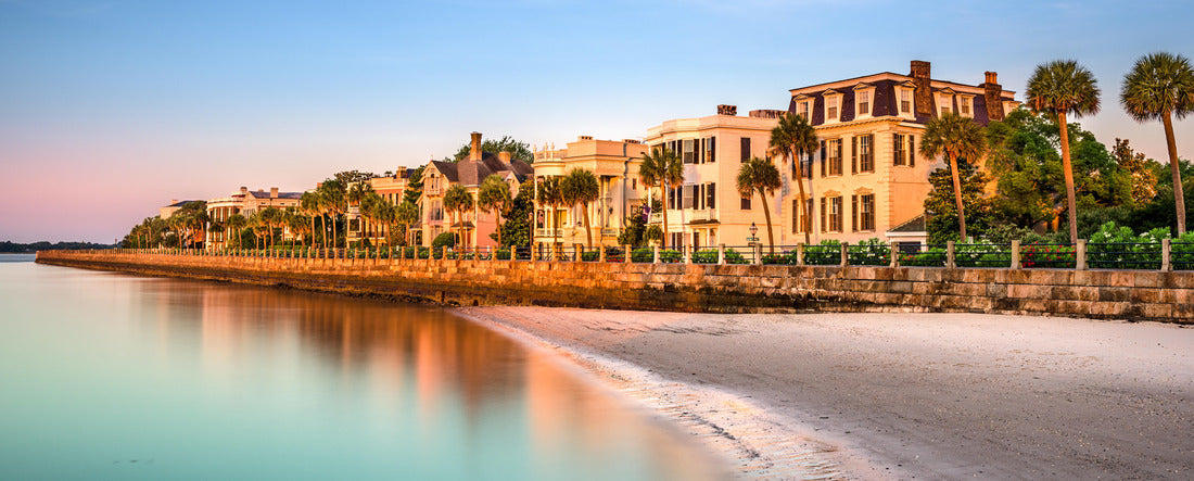 Noah Jigsaw Puzzle Charleston, South Carolina, USA at the historic homes on The Battery panorama 2000 pieces