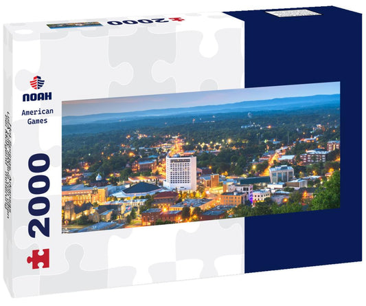 Noah Jigsaw Puzzle Hot Springs, Arkansas, USA City Skyline von oben bei Morgendämmerung panorama 2000 pieces