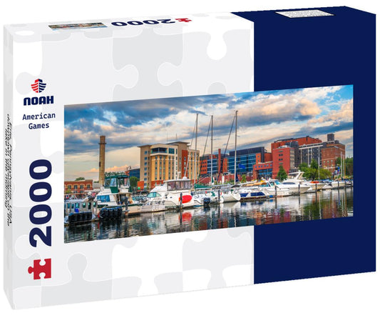 Noah Jigsaw Puzzle Erie, Pennsylvania, USA downtown cityscape on the lake in the morning panorama 2000 pieces