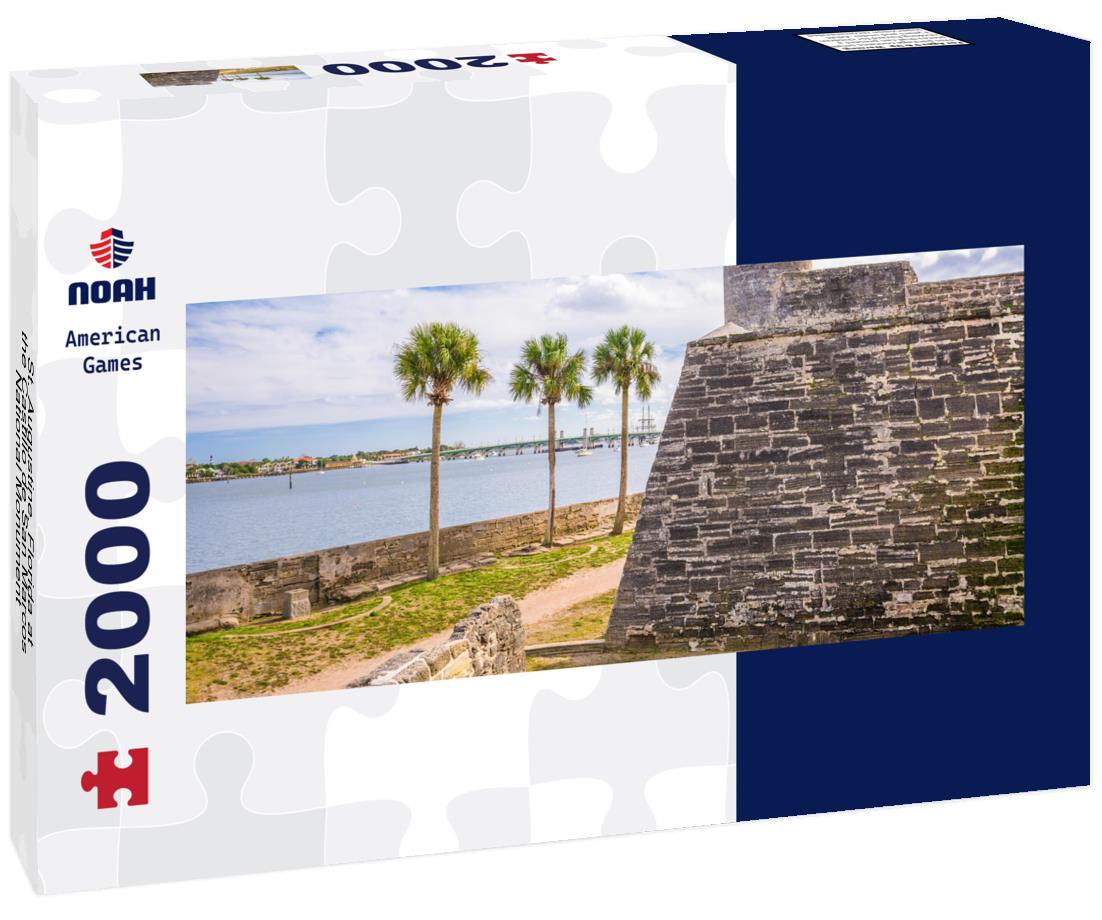 St. Augustine, Florida at the Castillo de San Marcos National Monument 2000pc Panoramic Puzzle