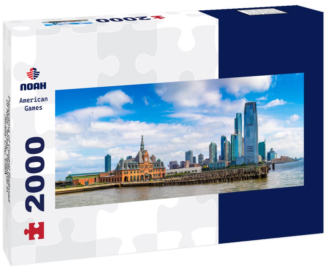 Noah Jigsaw Puzzle Panorama of Central Railroad of New Jersey Terminal in Jersey City, USA panorama 2000 pieces