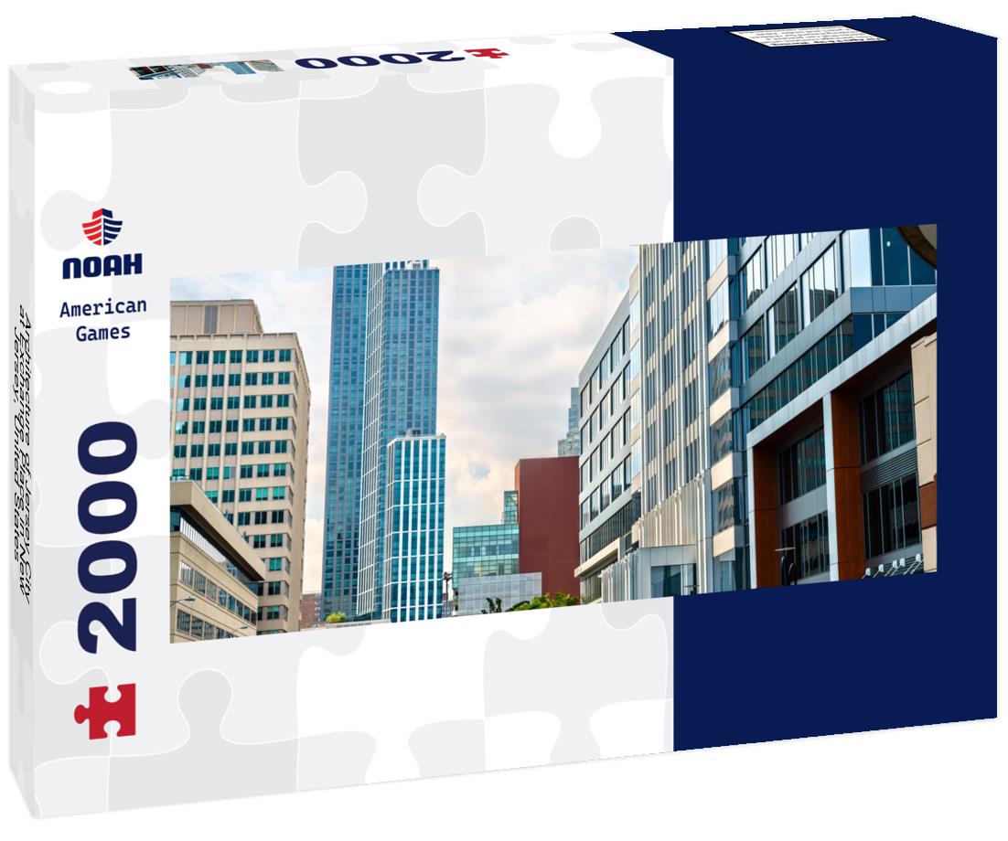 Noah Jigsaw Puzzle Architecture of Jersey City at Exchange Place in New Jersey, United States panorama 2000 pieces