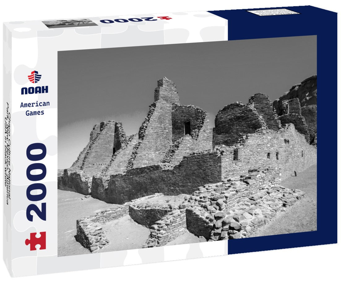 Noah Jigsaw Puzzle Chaco Culture National Park, New Mexico, America, USA in black white 2000 pieces