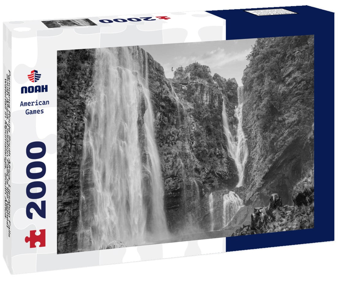 Noah Jigsaw Puzzle Panorama Route South Africa, Lissabon Falls South Africa, Lissabon Falls is the highest waterfall in Mpumalanga, South Africa. The waterfall is 94 m high in black white 2000 pieces