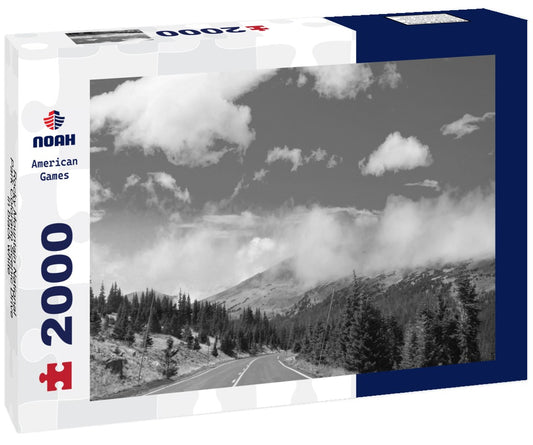 Noah Jigsaw Puzzle Rocky Mountain National Park Colorado Scenic Drive in black white 2000 pieces