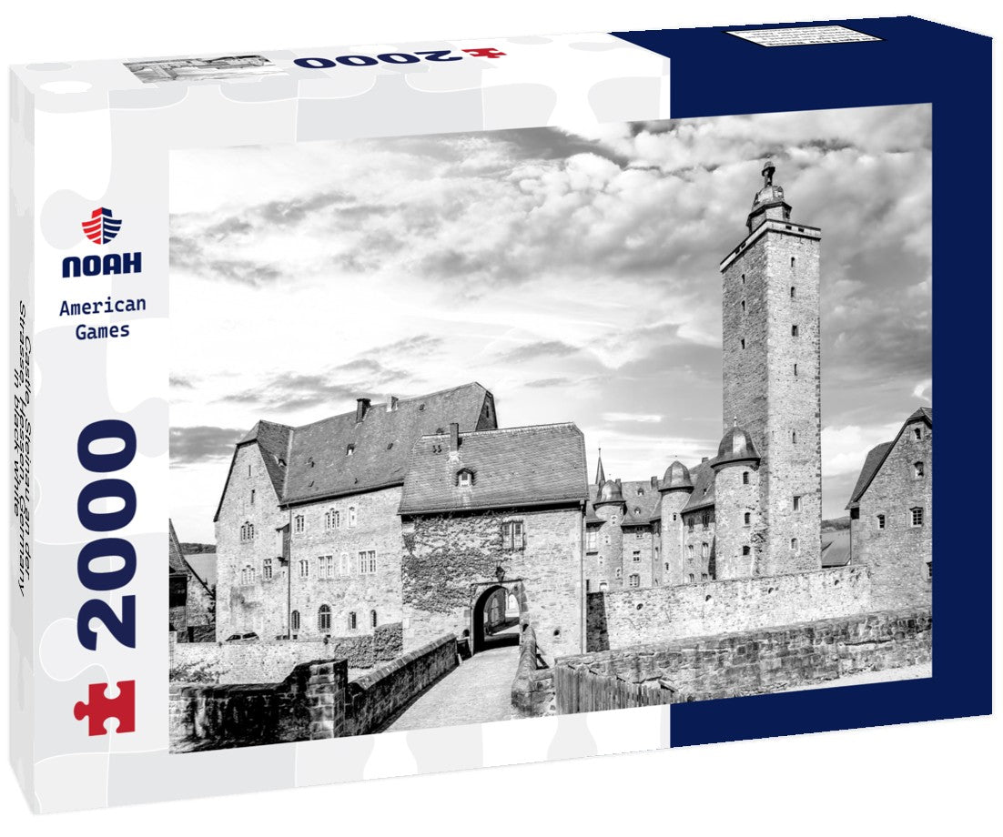 Castle, Steinau an der Strasse, Hessen, Germany 2000pc PuzzleBlack and White