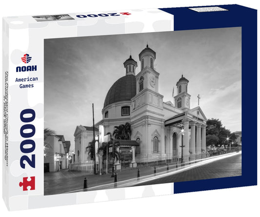 Noah Jigsaw Puzzle The Protestant Church in Western Indonesia Immanuel Semarang in black white 2000 pieces