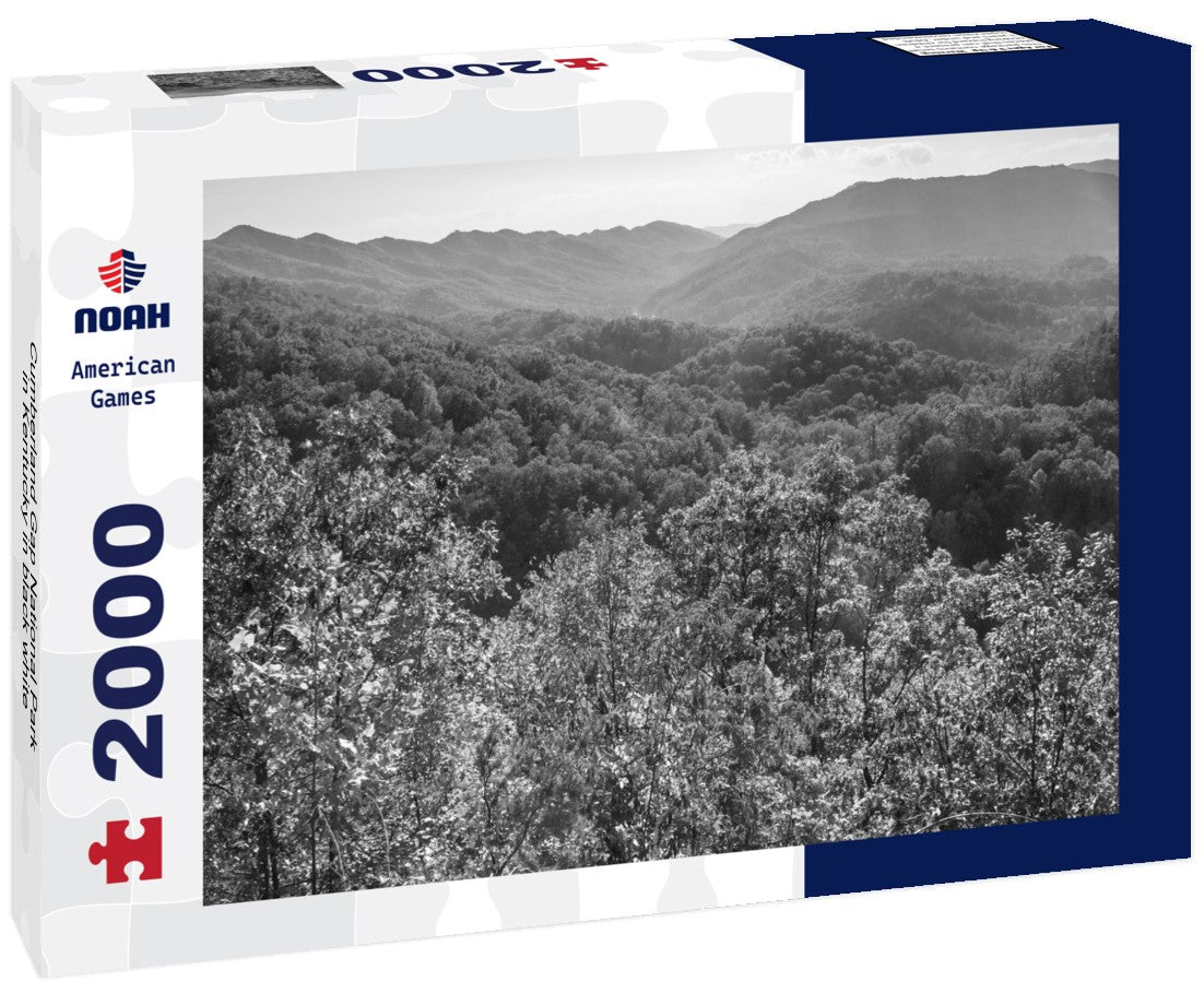 Noah Jigsaw Puzzle Cumberland Gap National Park in Kentucky in black white 2000 pieces