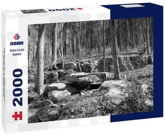 Noah Jigsaw Puzzle Mammoth Cave National Park in Kentucky in black white 2000 pieces