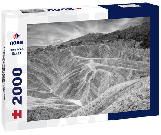 Noah Jigsaw Puzzle Colorful Death Valley National Park in the Spring time in black white 2000 pieces