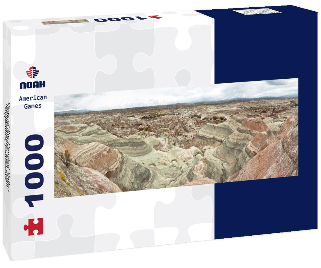 Noah Jigsaw Puzzle View of the Painted Valley, Ischigualasto, San Juan, Argentina, panorama Panorama 1000 Pieces
