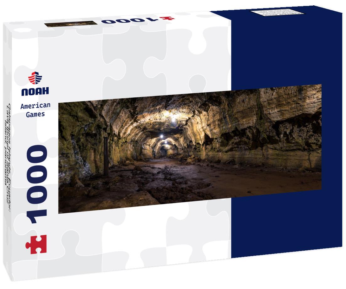 Noah Jigsaw Puzzle Galapagos Islands, Ecuador: Lava tunnel of Santa Cruz Island, panorama Panorama 1000 Pieces