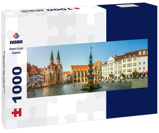 Noah Jigsaw Puzzle Braunschweig, Old Town Market, Panorama Panorama 1000 Pieces