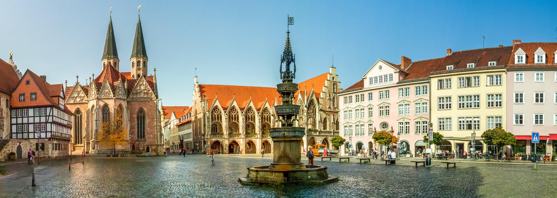 Noah Jigsaw Puzzle Braunschweig, Old Town Market, Panorama Panorama 1000 Pieces