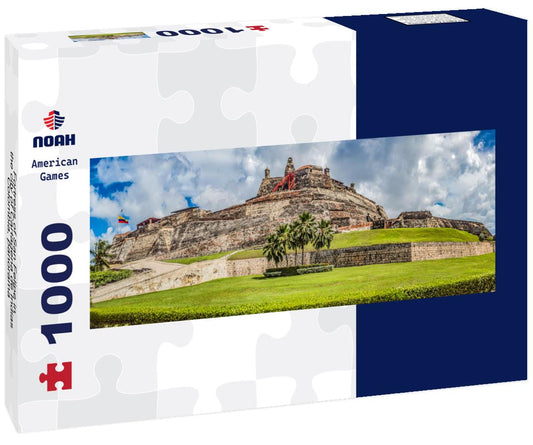 Noah Jigsaw Puzzle Fortress of San Felipe in the city of Cartagena de Indias, Colombia, panorama Panorama 1000 Pieces
