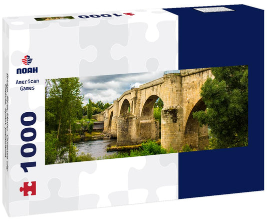 Noah Jigsaw Puzzle Bridge. River Minho. Ourense city, Galicia, Spain, panorama Panorama 1000 Pieces