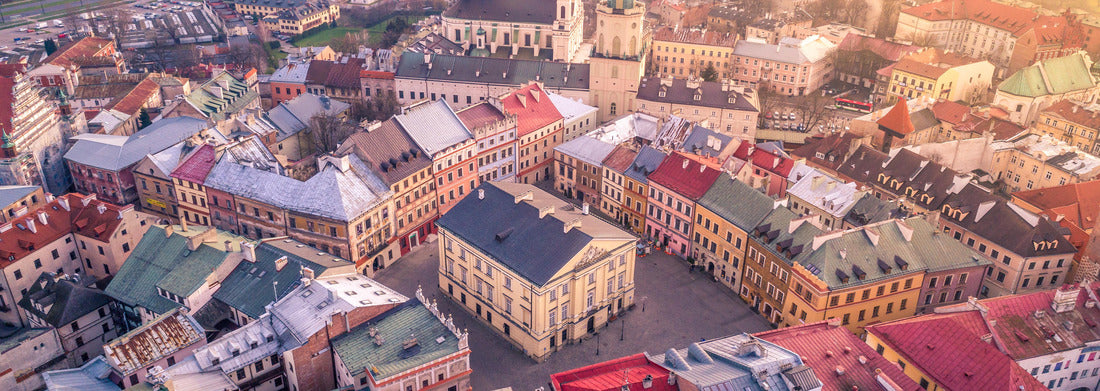 Noah Jigsaw Puzzle Bird's eye view of Lublin, panorama Panorama 1000 Pieces