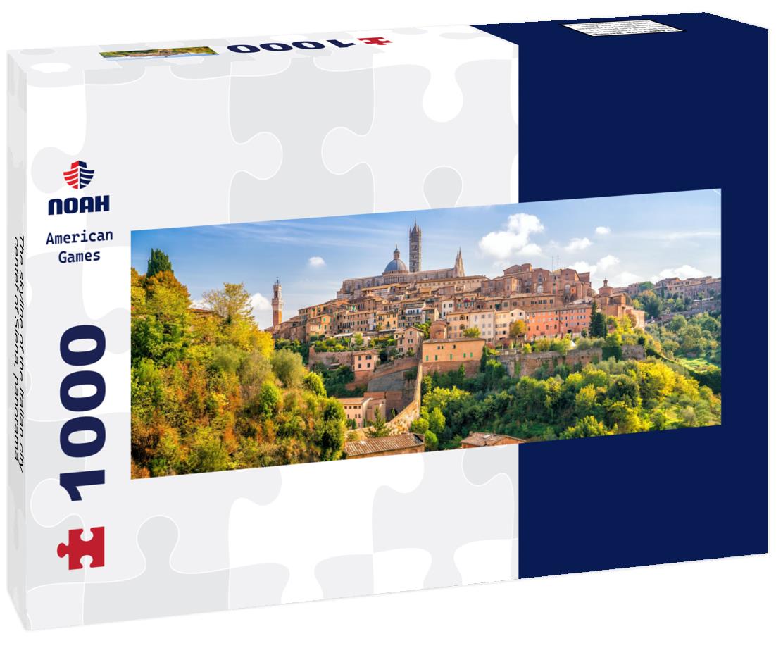 Noah Jigsaw Puzzle The skyline of the Italian city center of Siena, panorama Panorama 1000 Pieces