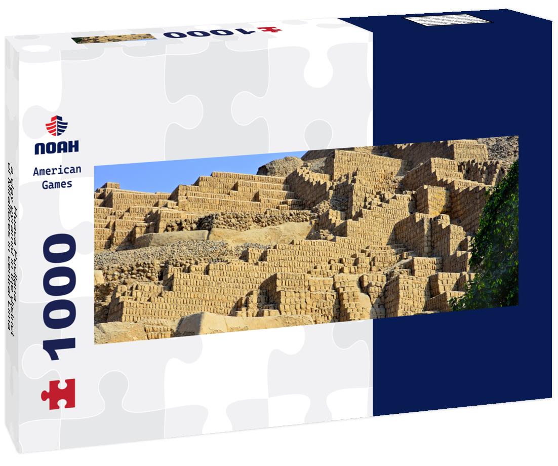 Noah Jigsaw Puzzle Huaca Pucllana - a clay pyramid in the district of Miraflores in central Lima, Peru, panorama Panorama 1000 Pieces