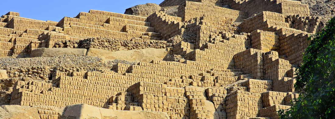Noah Jigsaw Puzzle Huaca Pucllana - a clay pyramid in the district of Miraflores in central Lima, Peru, panorama Panorama 1000 Pieces