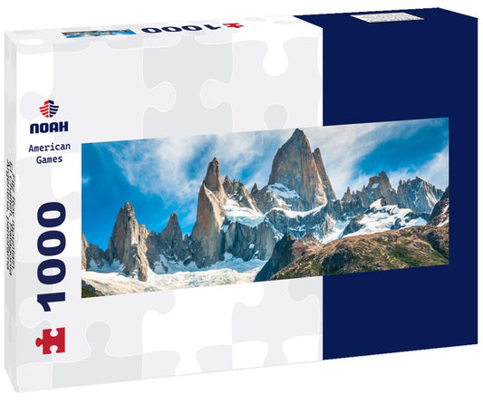 Noah Jigsaw Puzzle Fitz Roy mountain, El Chalten, Patagonia, Argentina, panorama Panorama 1000 Pieces